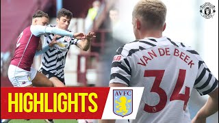 Highlights  Aston Villa v Manchester United  PreSeason 202021 [upl. by Nuzzi]