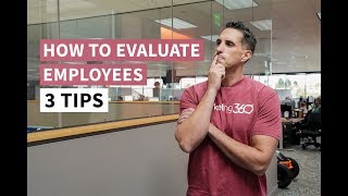 Leadership Training  How to Evaluate Employees  3 Easy Tips [upl. by Anoerb681]