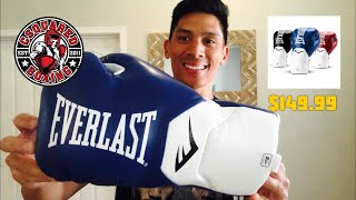 Everlast Elite Pro Fight Boxing Gloves REVIEW GOOD MEXICAN PRO FIGHT GLOVES EXCEPT FOR ONE THING [upl. by Billat]