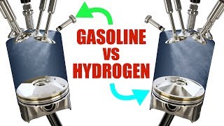 The Difference Between Gasoline And Hydrogen Engines [upl. by Elleivad]