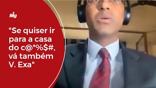 Advogado se revolta com desembargador em audiência e profere xingamentos [upl. by Norak]