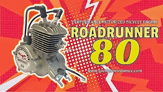 ZEDA ROADRUNNER 80  G4 80cc Motorized Bicycle Engine Kit BRAND NEW [upl. by Marrin224]