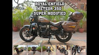 Royal Enfield Meteor 350 Super Nova Modifeid with Addon Accessories [upl. by Hsemar217]