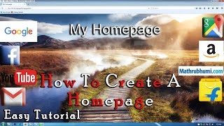 How To Create A Homepage Using HTML Language  Tutorial Full HD [upl. by Eng]