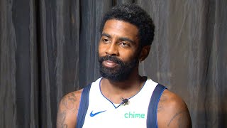 Kyrie Irving 1on1 interview  202425 Dallas Mavericks Media Day [upl. by Nonad]