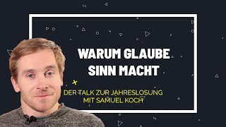 Samuel Koch Warum Glaube Sinn macht [upl. by Adyaj]