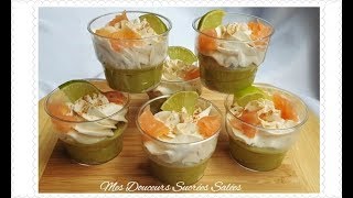 Verrine Avocat Saumon [upl. by Binni437]