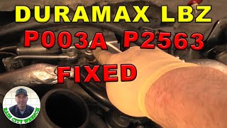 DURAMAX LBZ P003A P2563 CODES FIXED [upl. by Liagaba]