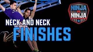 Best Runs Neck And Neck Finishes  American Ninja Warrior Ninja Vs Ninja [upl. by Harrow785]