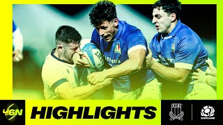 2024 U6N20  HIGHLIGHTS  ITALY V SCOTLAND [upl. by Flossie121]