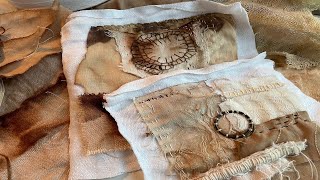 Slow Stitching Small Textiles [upl. by Drew491]