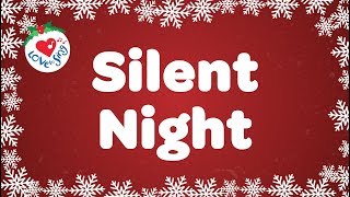 Silent Night with Lyrics  Christmas Carol [upl. by Shari]