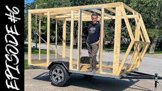 How to Build a Travel Trailer  DIY Guide to Installing the Floor and Framing [upl. by Nnewg]