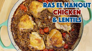 🔵 Chicken And Lentils Ras el Hanout [upl. by Chickie293]