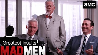 Top 13 Greatest Insults from Mad Men 🔥 Compilation [upl. by Stallworth]