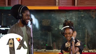 Chronixx amp Koffee  Real Rock Riddim  1Xtra in Jamaica [upl. by Oetam]