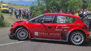 Citroën C3 WRC Bútor Robi teszt Cered 2022  Jana I 4K [upl. by Bowra697]