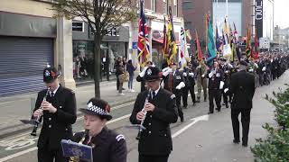 Remembrance Day MARCH PAST  Hull City Centre 2023 [upl. by Mora159]