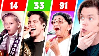 BEST SINGERS BY AGE 1191 Years Old [upl. by Wina]