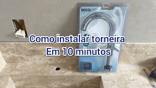 como instalar torneira em 10 minutos [upl. by Edrea]