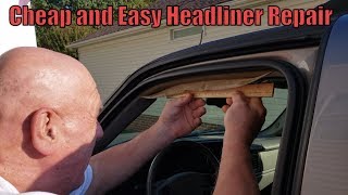 Cheap and Easy Headliner Repair [upl. by Reinhardt]