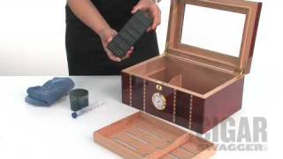 How to set up a humidor by CigarSwaggercomm4v [upl. by Arval207]