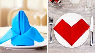 15 FÁCILES HERMOSAS Y NUEVAS IDEAS CON SERVILLETAS PARA DECORAR TU MESA [upl. by Sonny]