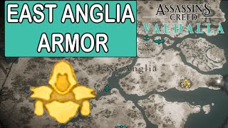 How to get Armor Gear in East Anglia Assassins Creed Valhalla Three Slots Statue [upl. by Hayyikaz997]