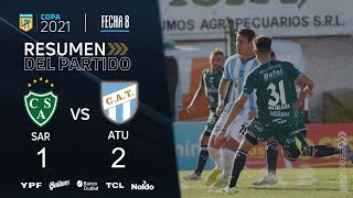 Copa De La Liga  Fecha 8  resumen de Sarmiento  Atlético Tucumán [upl. by Ralph]