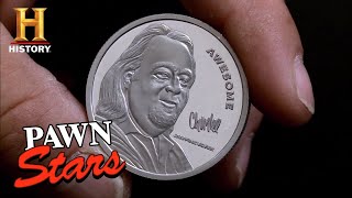 Pawn Stars Chum Makes Some Real Coin Season 8  History [upl. by Nylirahs]