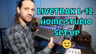 Zoom LiveTrak L12 Home Studio Set Up [upl. by Rilda]