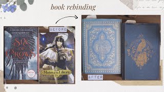 paperback to antique hardcover  book rebinding [upl. by Bekki]