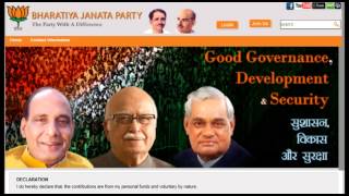 How to Join Bharatiya Janata Party BJP [upl. by Brazee]