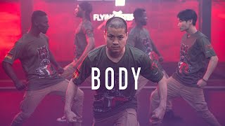 Tion Wayne amp Russ Millions  Body Choreo Flying Steps Academy [upl. by Bolt669]