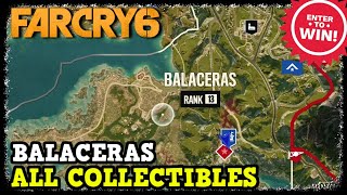 Far Cry 6 Balaceras All Collectibles Weapons  Gear  USB  Roosters  Criptograma  Idols [upl. by Pavlov]