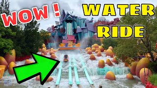 4K Dudley DoRights Ripsaw Falls POV Water Log Ride Islands of Adventure Universal Orlando [upl. by Hera919]