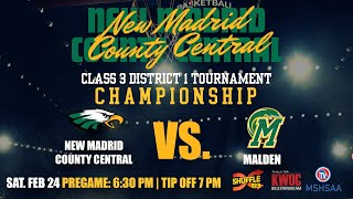 Class 3 District Championship game between the Malden Green Wave NMCC [upl. by Enawtna826]