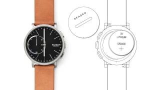 SKAGEN Hybrid Smartwatch  How to Replace Battery and Change Strap [upl. by Sumahs]