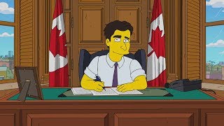 Canadian to voice Trudeau on The Simpsons [upl. by Namhar]