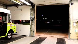 Liftmaster Commercial Garage Door Operator  Closing cycle with timermov [upl. by Gerrard218]