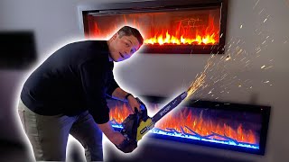 Whats inside an Electric Fireplace Dimplex ignite xl vs amazon fireplace [upl. by Redvers]