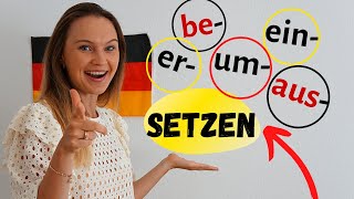 Verben mit dem Wortstamm setzen Wortschatz erweitern Deutsch b2 c1 [upl. by Anitnemelc]