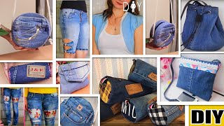 11 FANTASTIC DIY OLD JEANS TRANSFORM IDEAS  Dont Trash Old Jeans  RECYCLING OLD CLOTHES [upl. by Gabor]