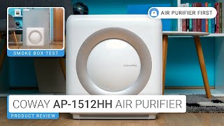 Coway AP1512HH Mighty Air Purifier  Review Performance Test and Smoke Box [upl. by Schaaff13]