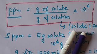 How to calculate ppm  ppm calculation [upl. by Amsirp]