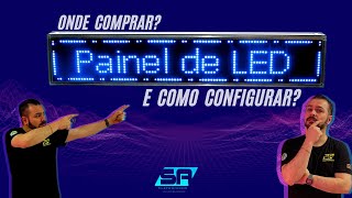 Painel de Led  Como configurar passo a passo [upl. by Ttimme]