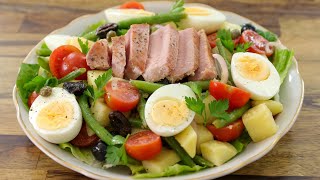 Nicoise Salad Recipe  How to Make Nicosie Salad [upl. by Wylen]