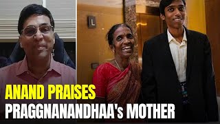 Viswanathan Anand Praises R Praggnanandhaas Mother [upl. by Ahsilav]