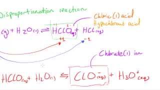 Chlorine and Water  AS Chemistry [upl. by Dnomhcir]