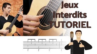 Jeux Interdits  Tutoriel à la guitare [upl. by Goldarina194]